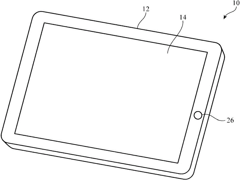 Method for adhering structures by adhesive in electronic device