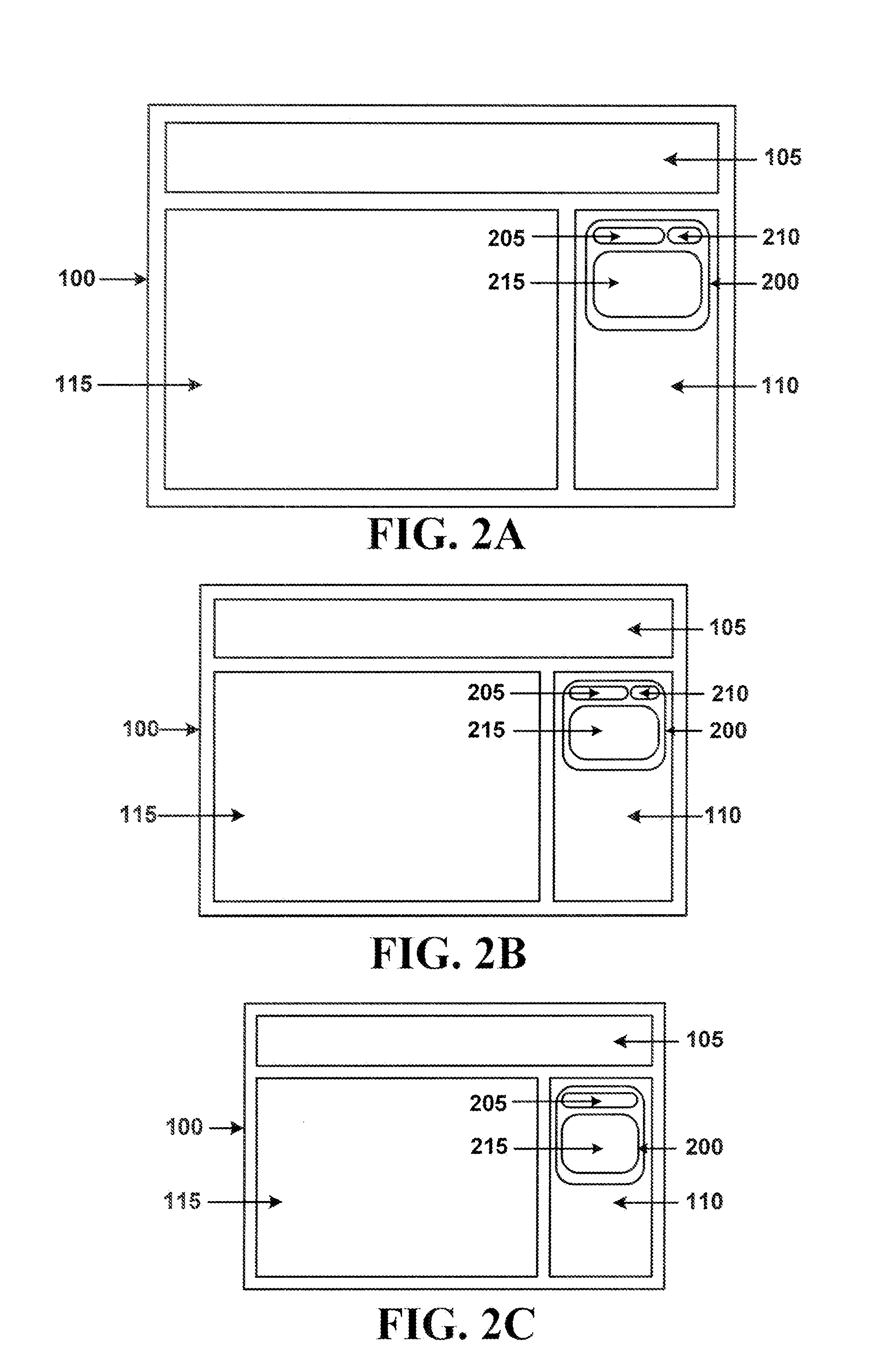 System and method of automatically sizing and adapting a widget to available space