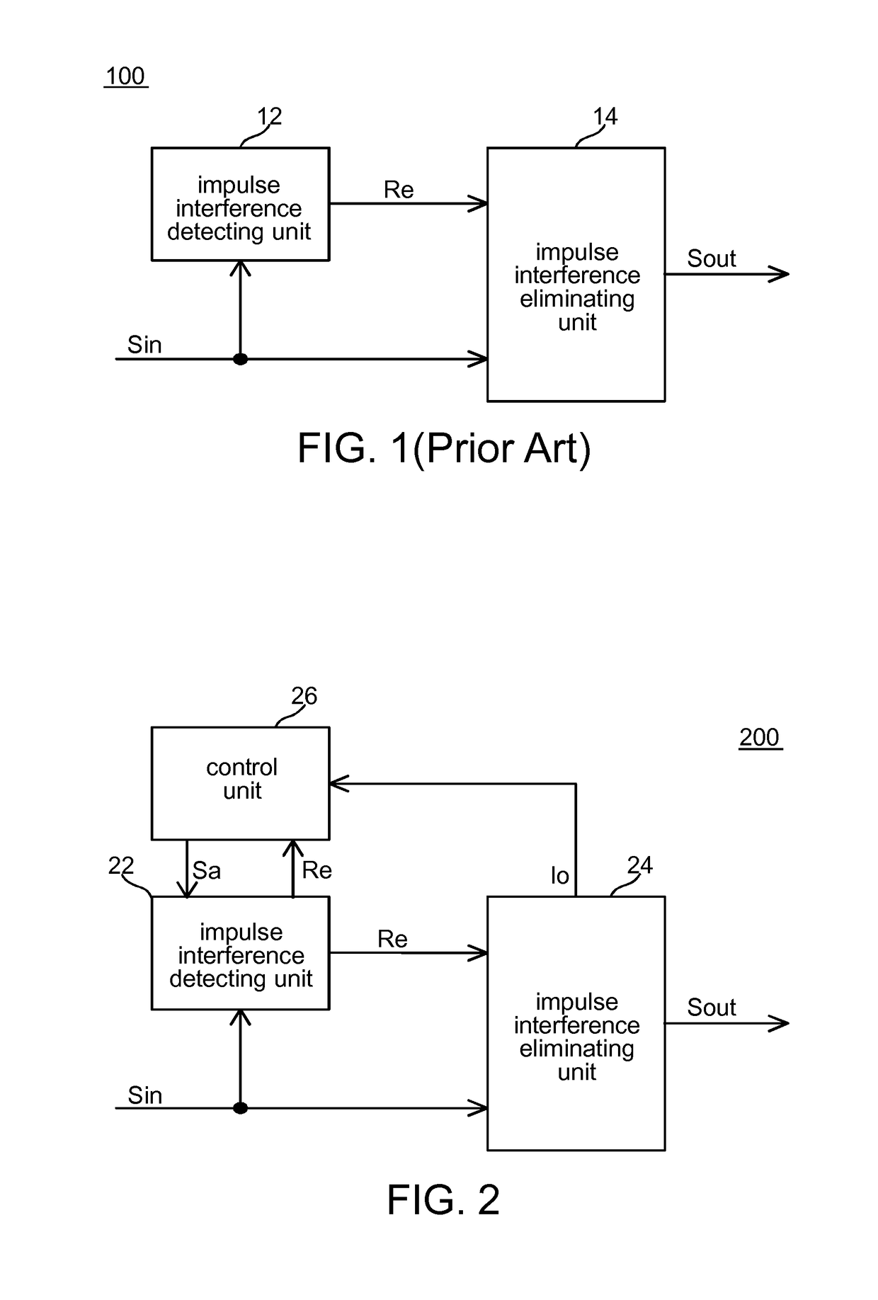 Apparatus and method for eliminating impulse interference