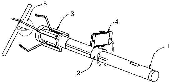 Assisting device for self-picking tour