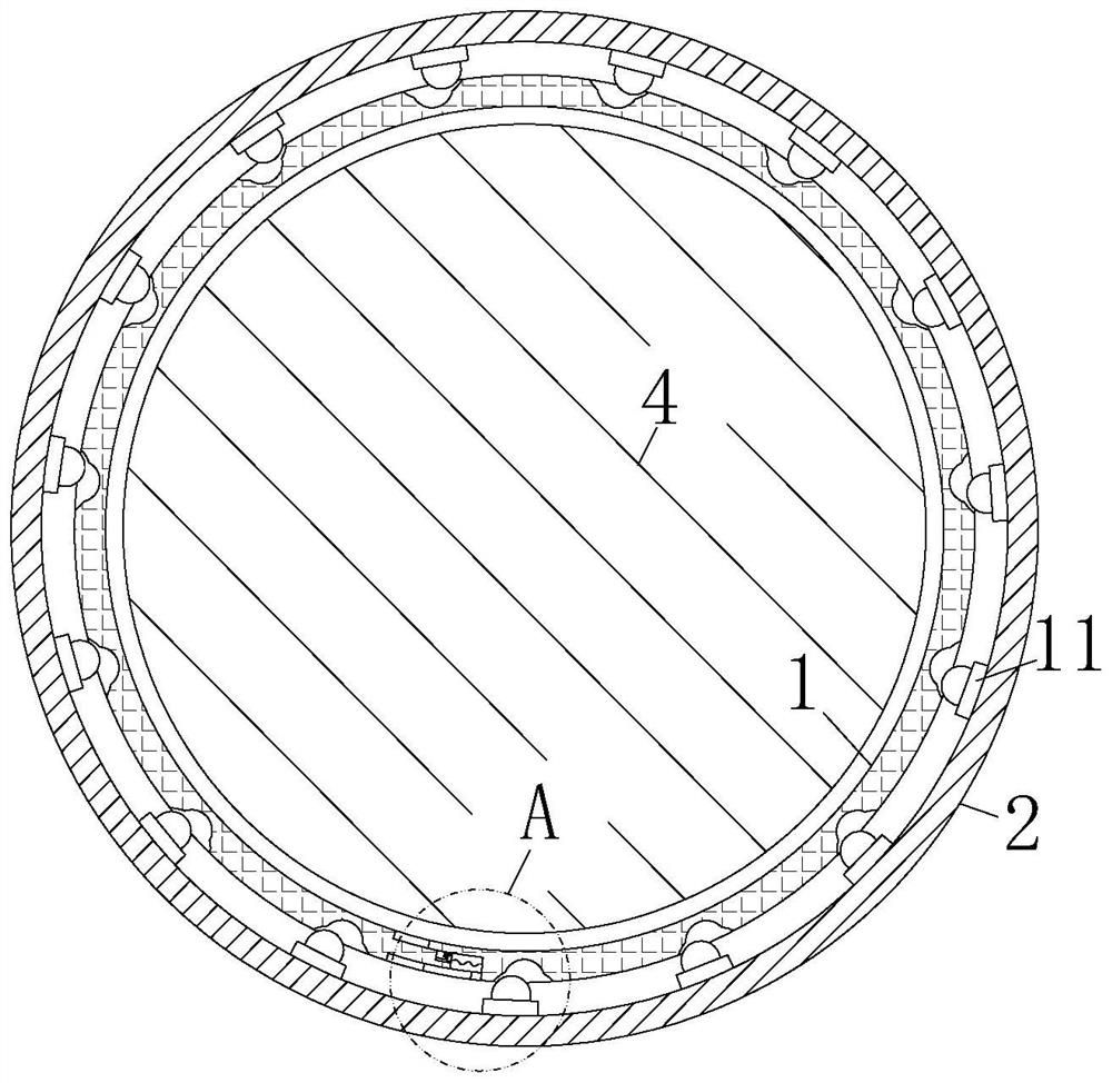 Large-aperture voice coil with good heat dissipation performance