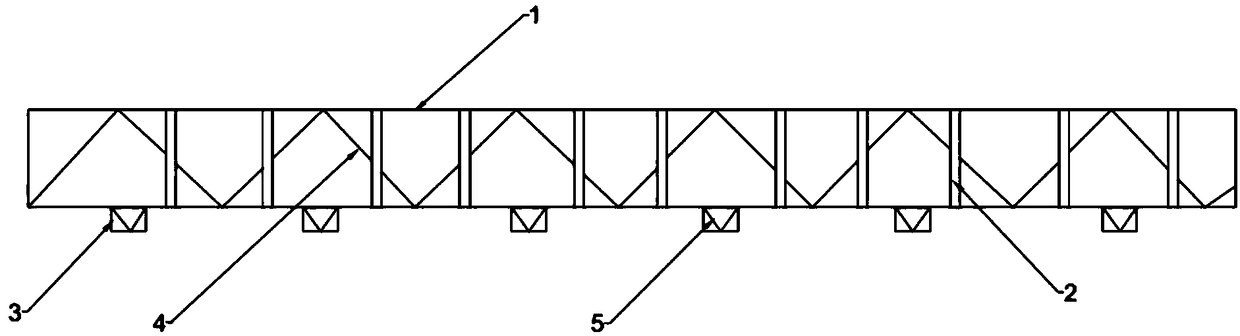 Preparation method and application of a polymer building formwork material