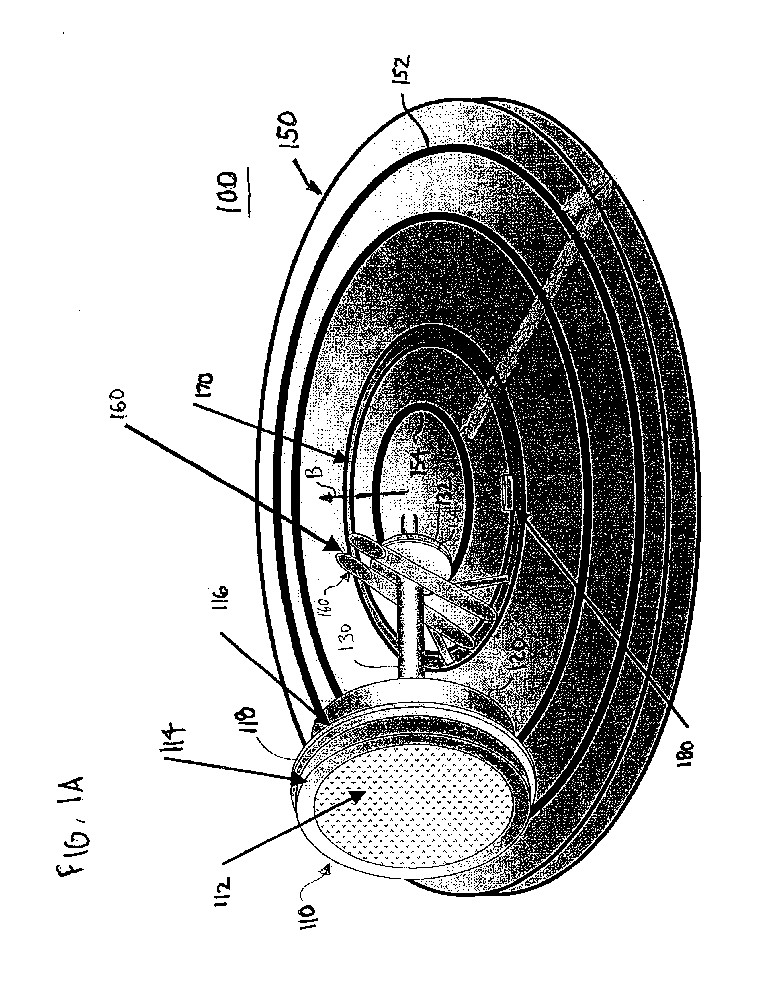 Rolling radar array with a track