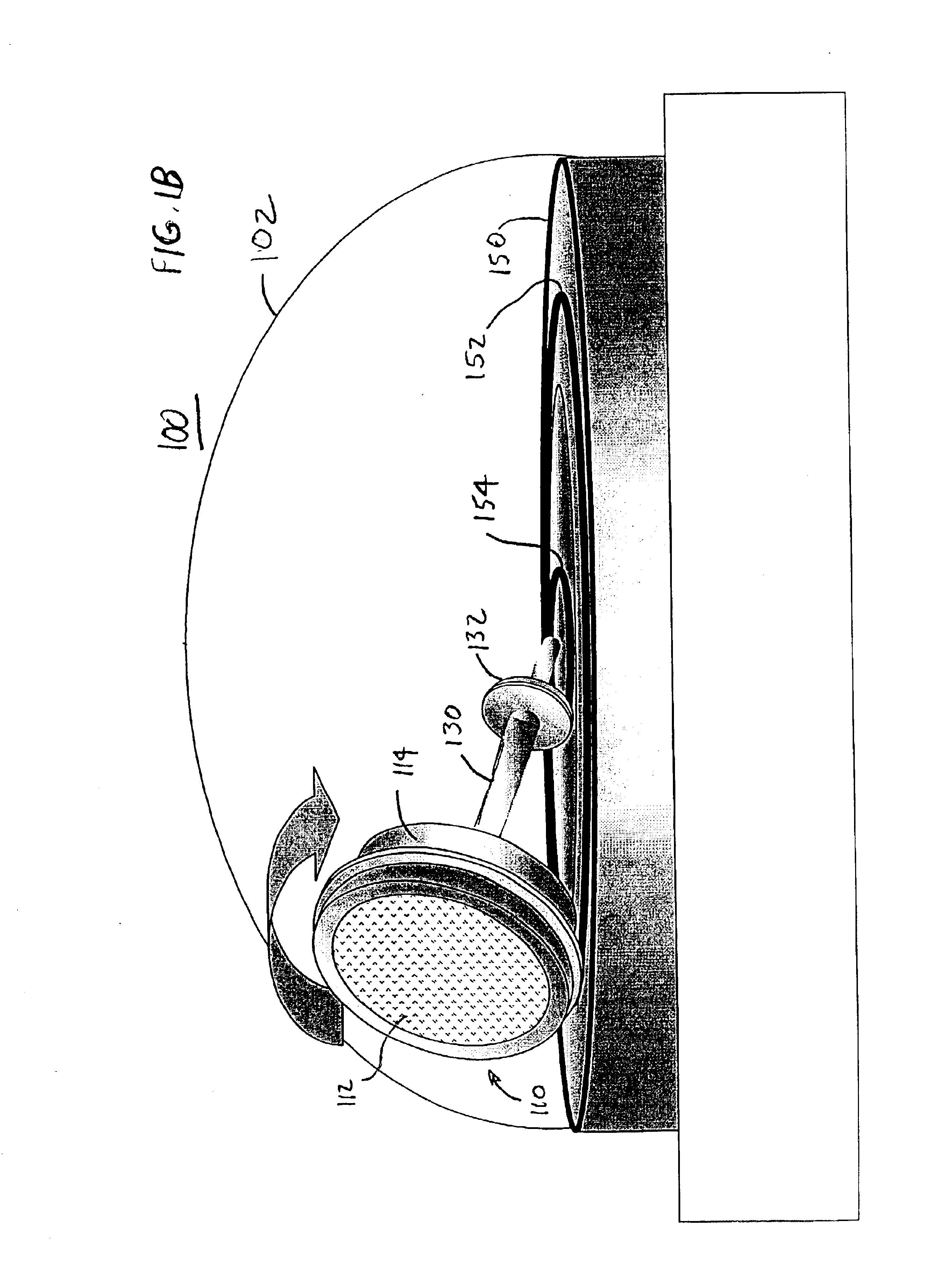 Rolling radar array with a track