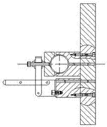 A cooling water row robot modular welding manufacturing method