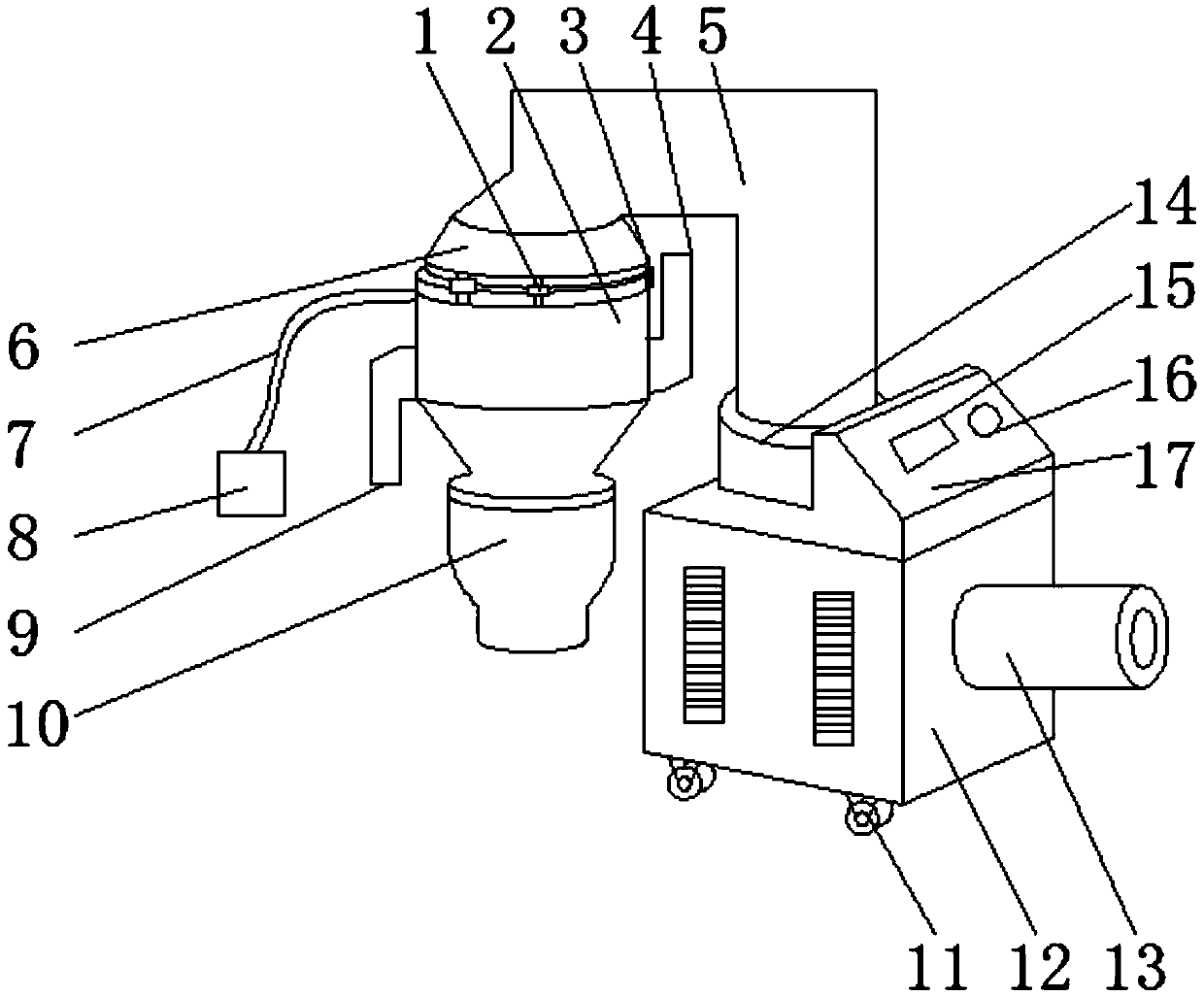 Non-interference uptake machine with excellent function