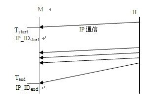 Active detection-based host IP flow estimation method