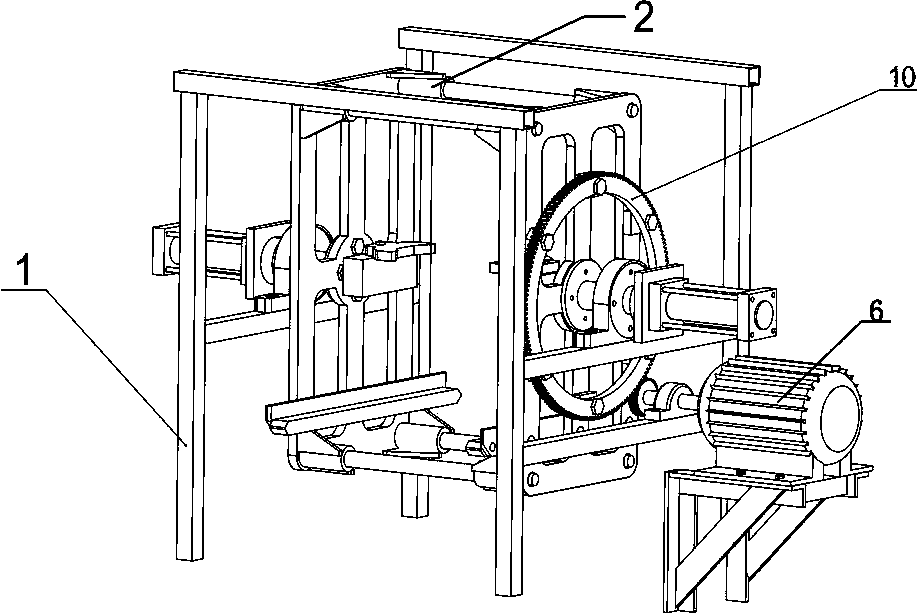 Automatic turnover tool for cleaning of box type shell workpiece