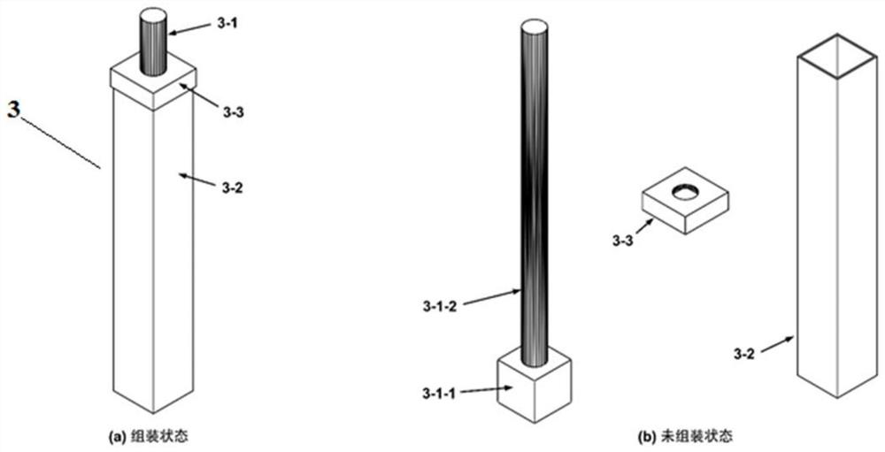 Apparatus and method for preparing physical and chemical method improved soil samples containing directional distribution fibers