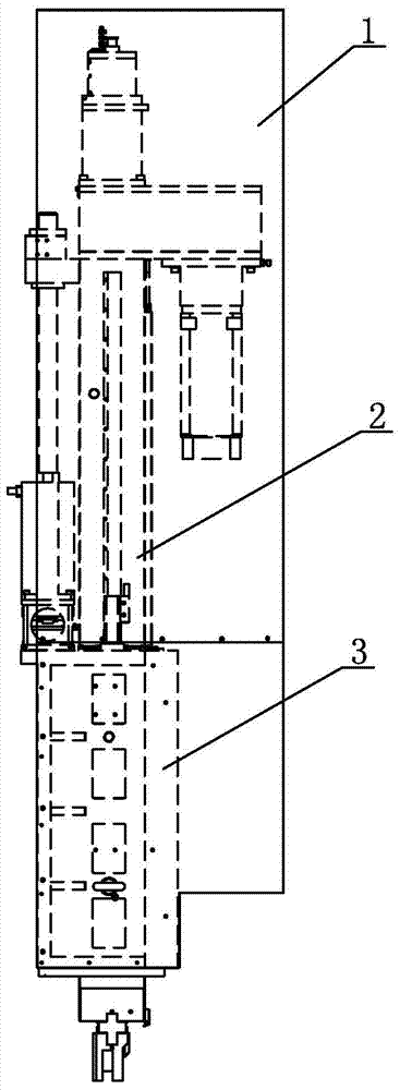 Telescoping guard for vertical lathe ram