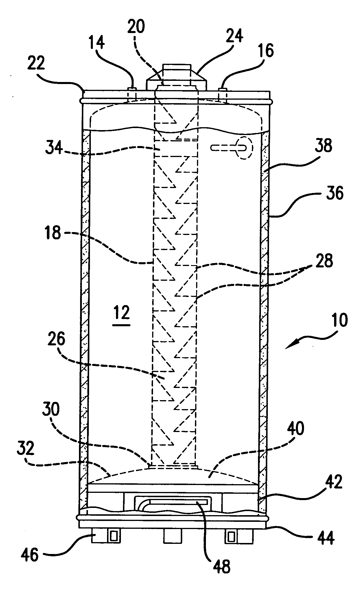 Low CO water heater