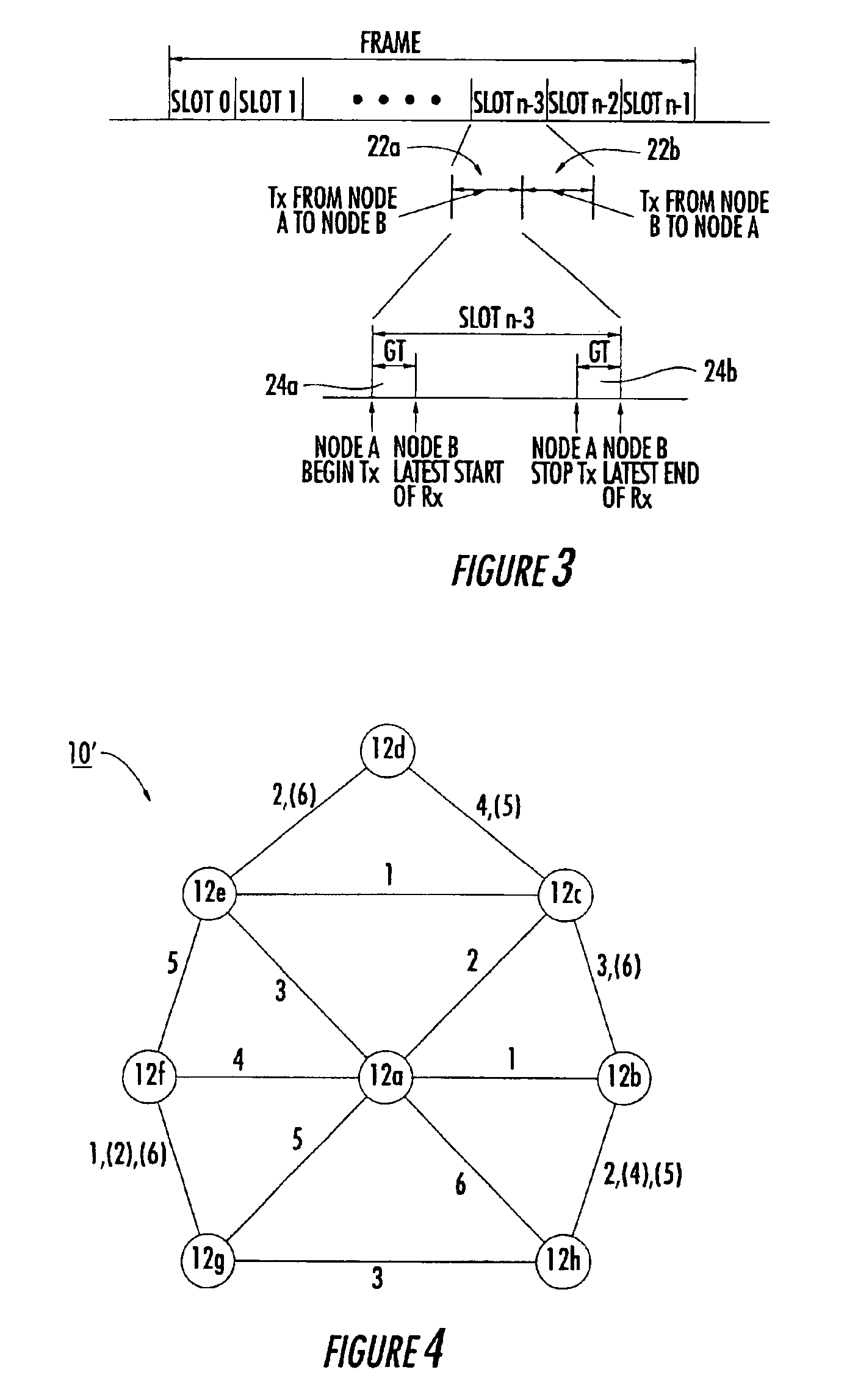 Wireless communication system with enhanced time slot allocation and interference avoidance/mitigation features and related methods