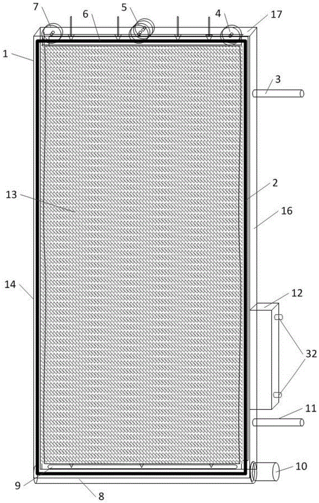 Water-free cleaning device for photovoltaic module