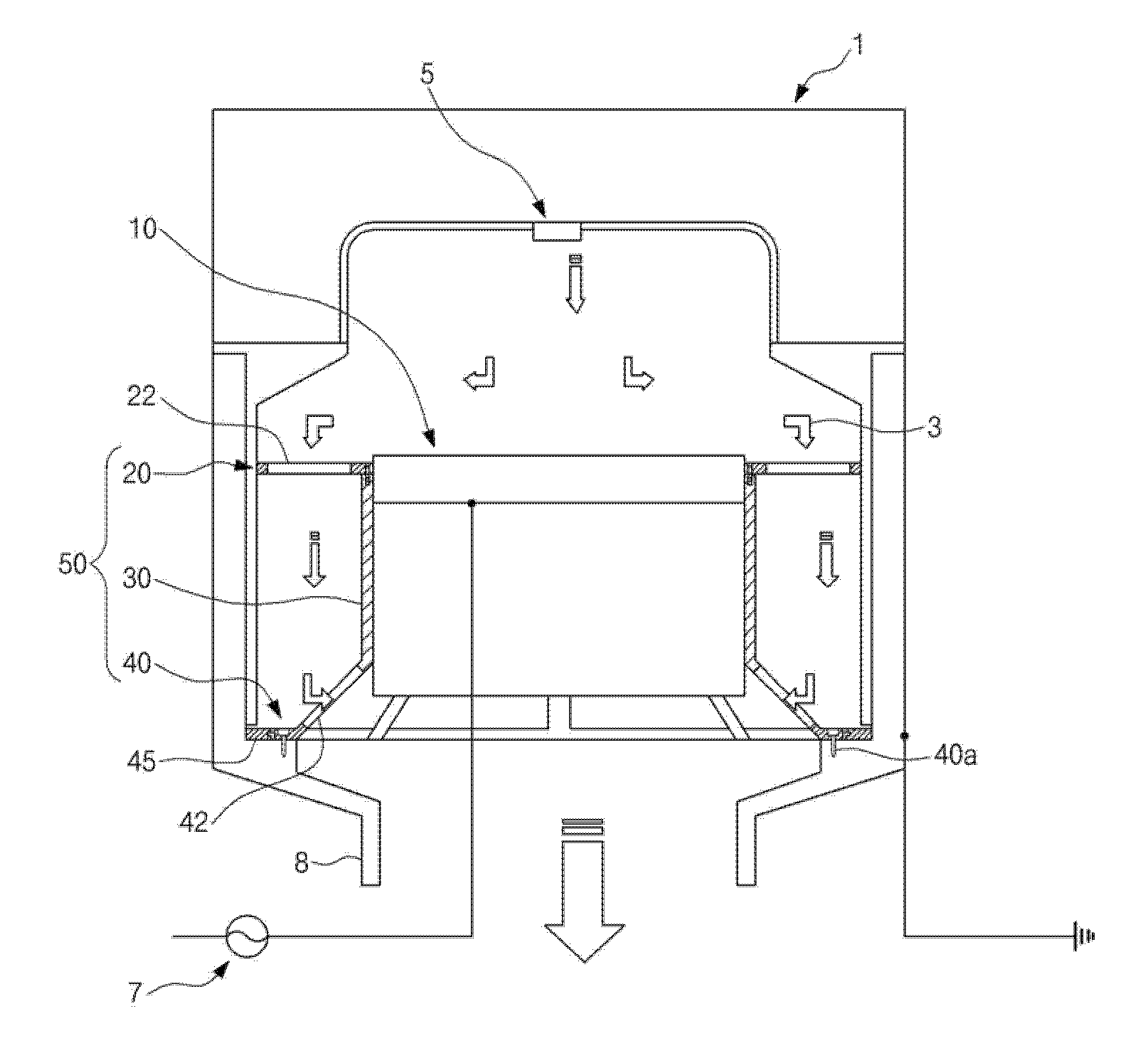 Plasma etching device