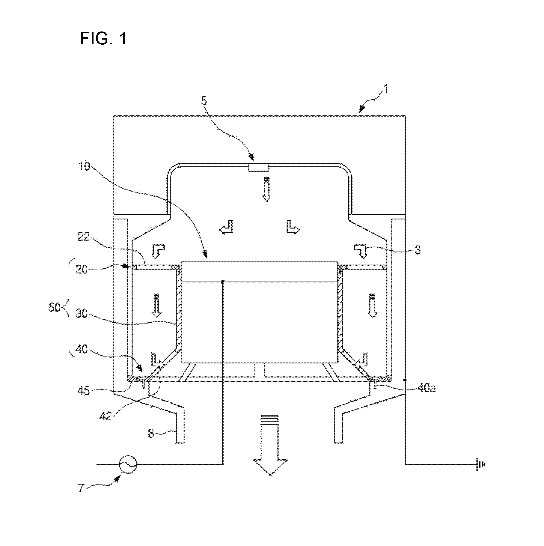 Plasma etching device