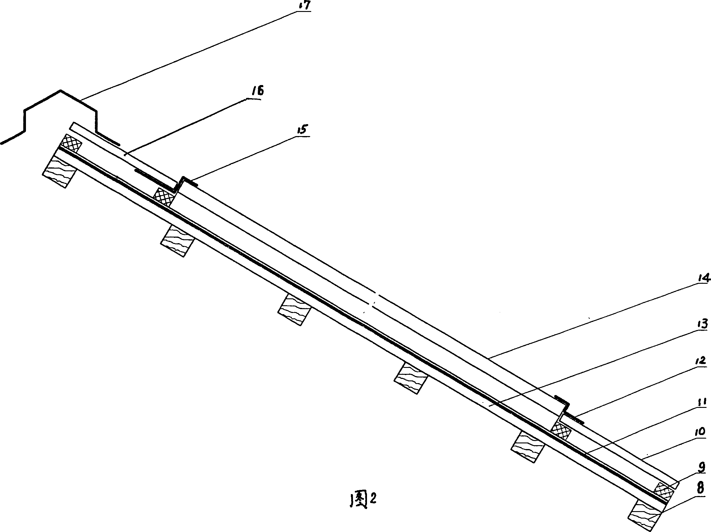 Energy source complementation type all-weather solar hot water supply system