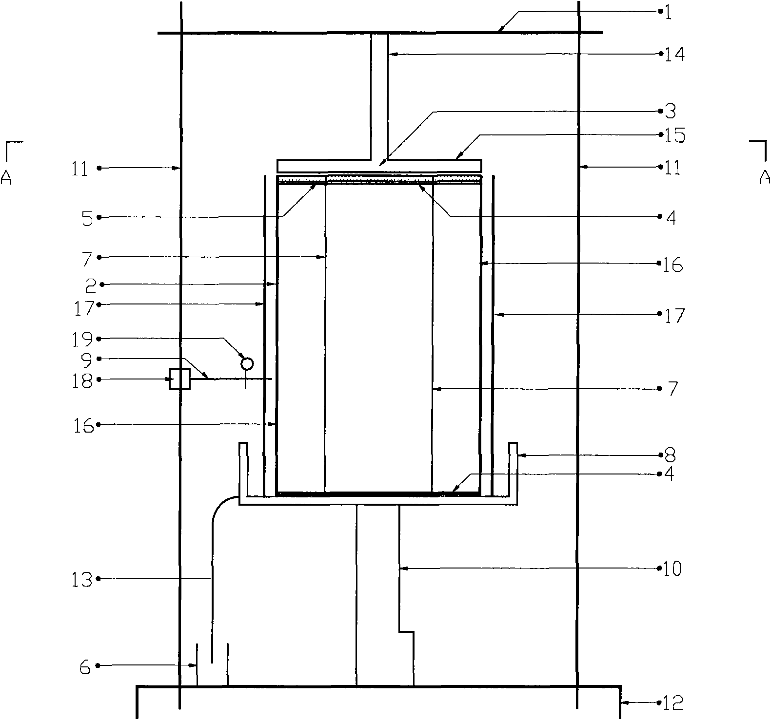 Dehydration test instrument of sludge garbage mixture