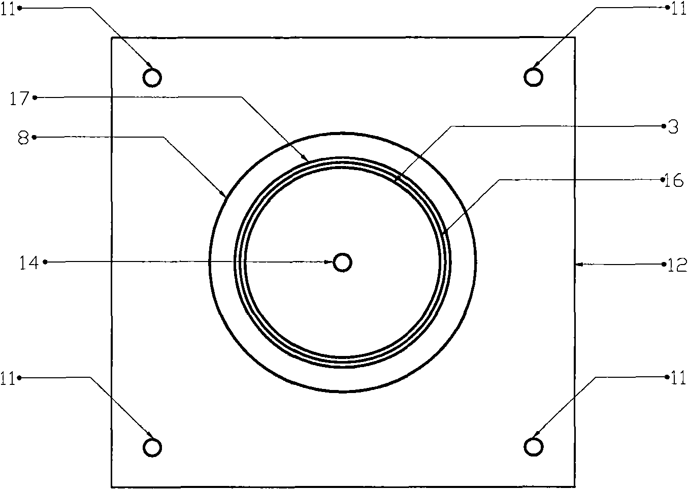 Dehydration test instrument of sludge garbage mixture