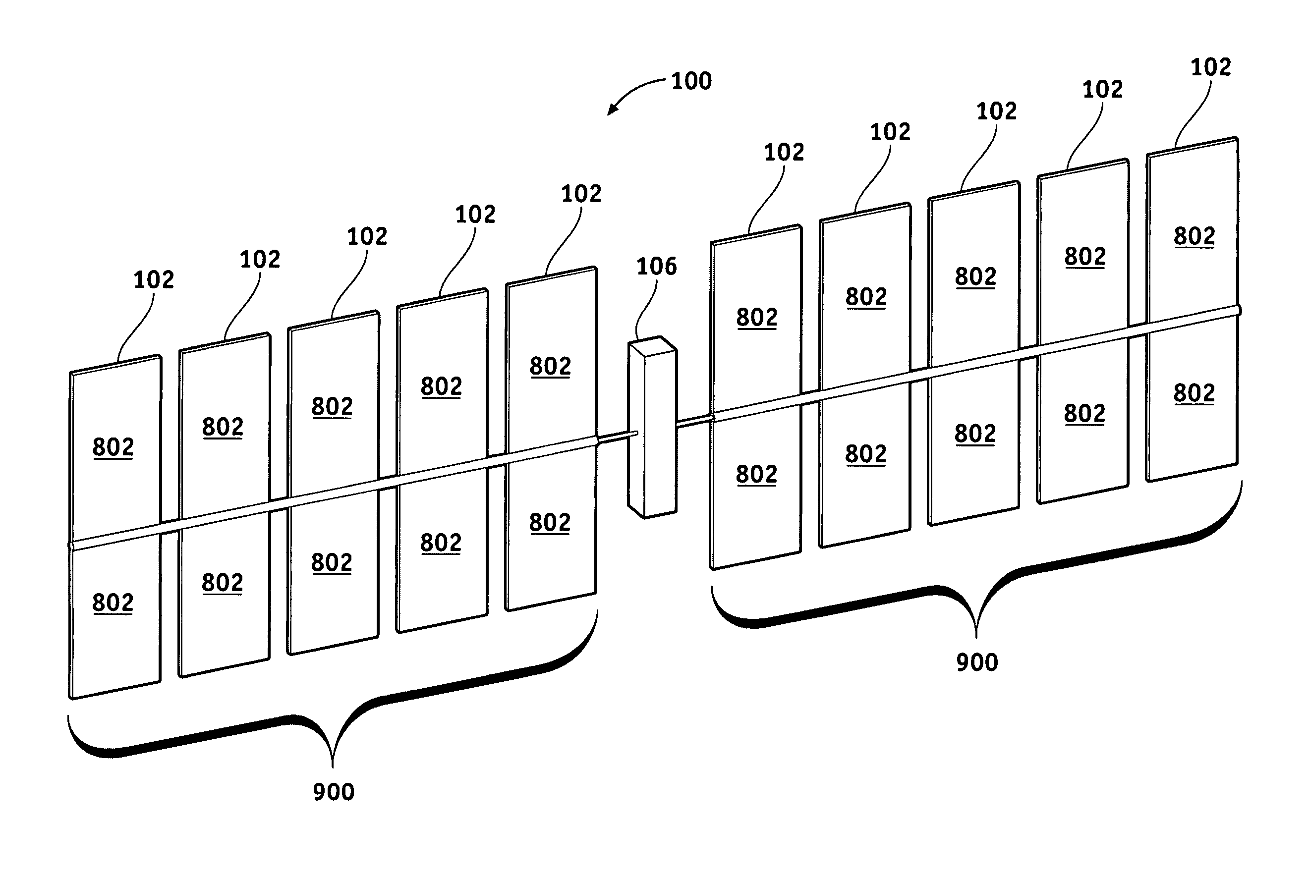 Deployable solar array assembly