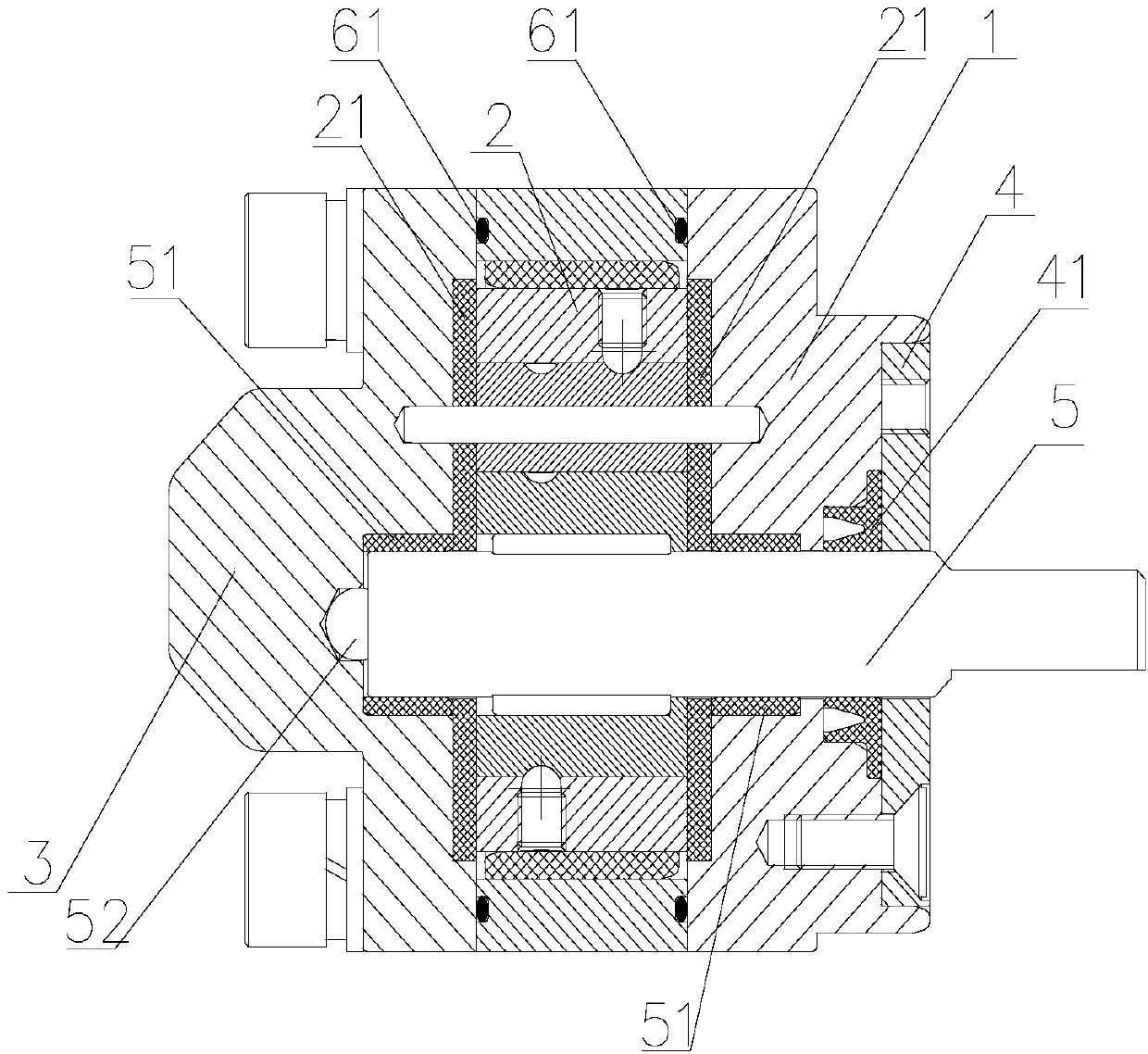 An internal meshing ball gear pump