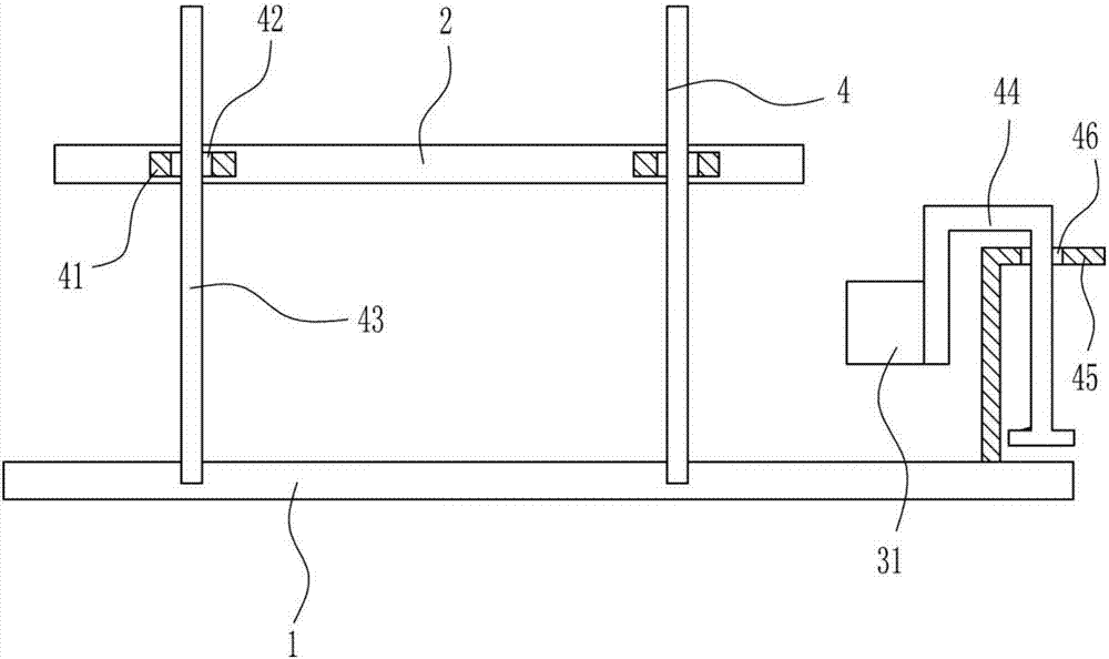 Lifting-type working table used for cutting wood