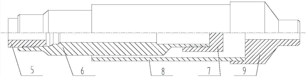 Long rubber sleeve and rubber formula thereof