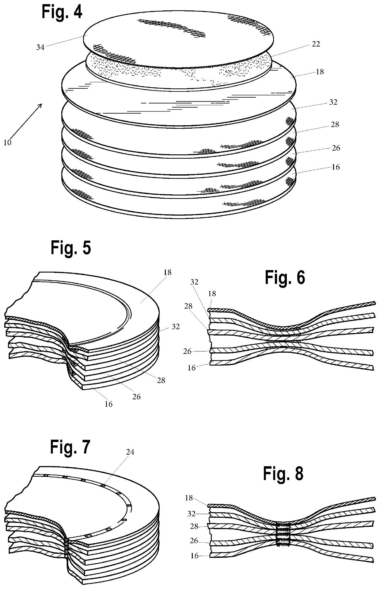 Food package insert for preserving freshness and method of manufacture