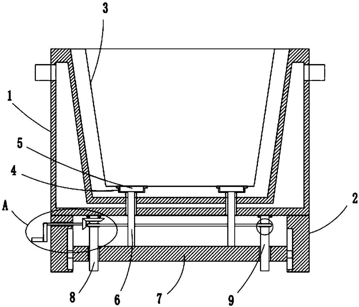 Mechanical mold with convenient cooling demolding function