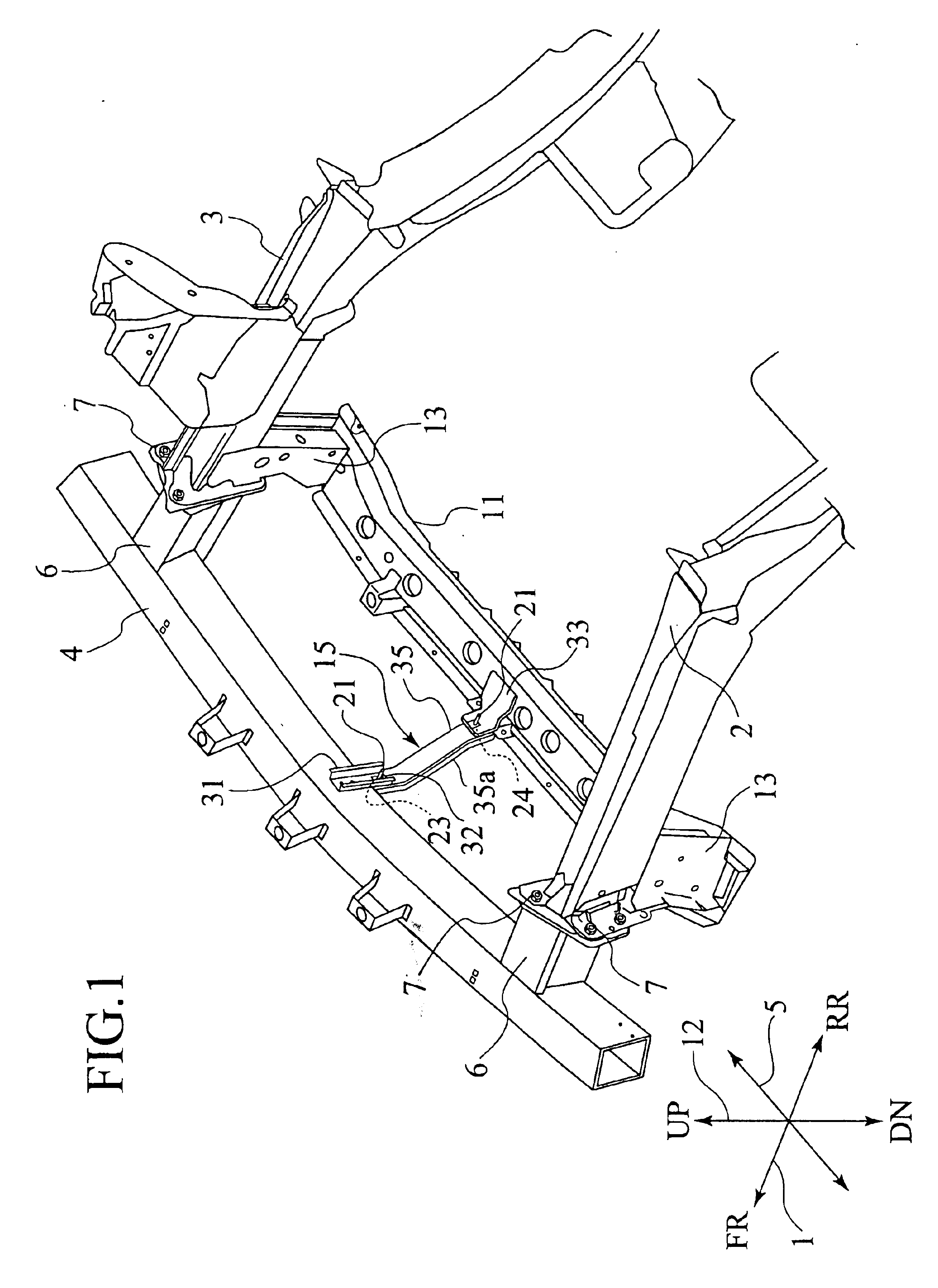 Vehicle front body structure