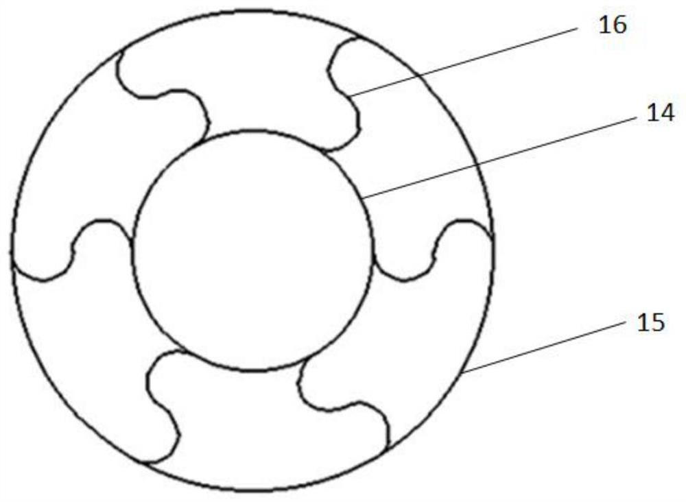 Metal powder granularity screening device for selective laser melting forming