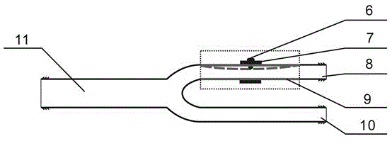 Aerosol smooth beam-splitting device