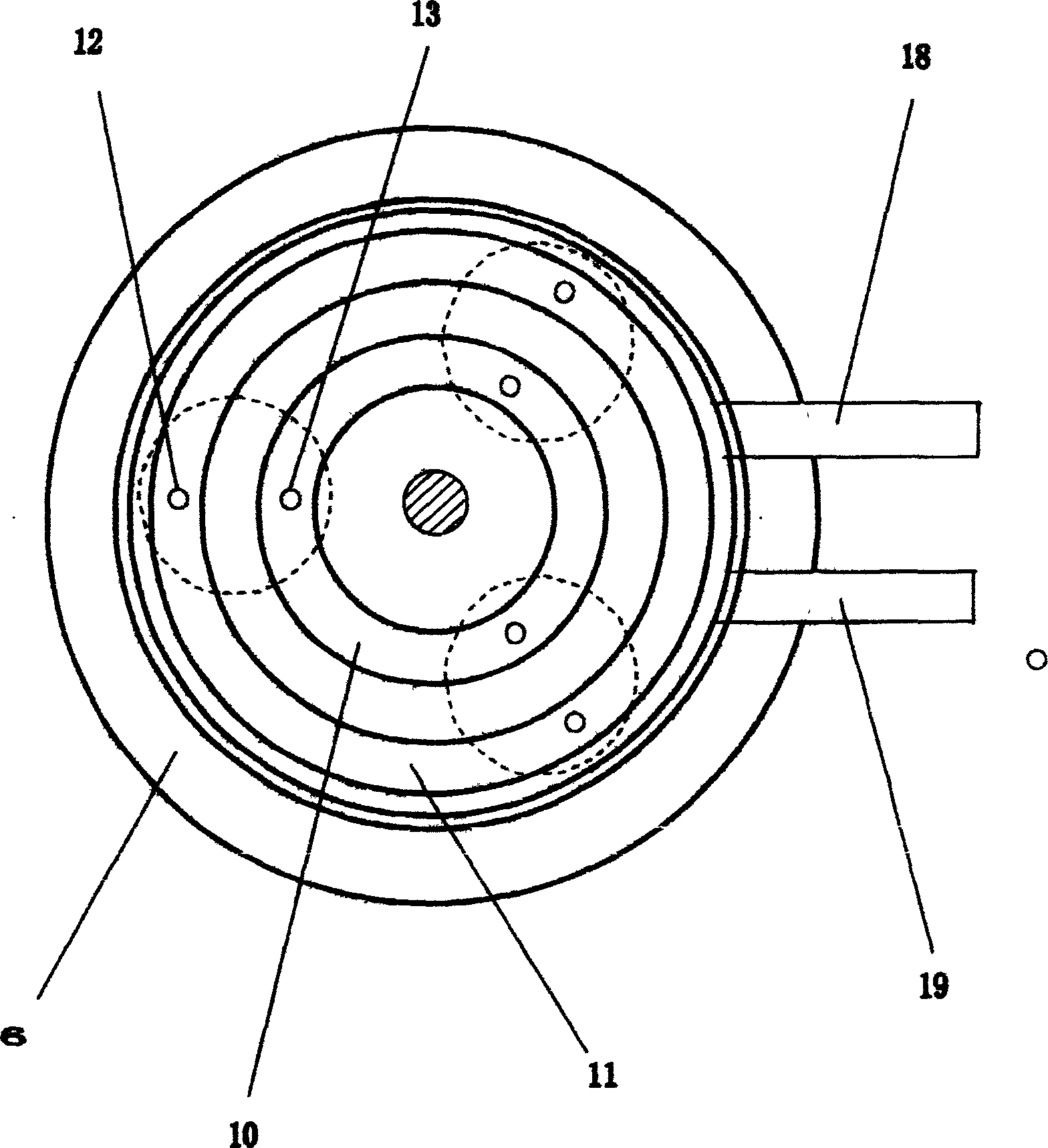 Straight cylindrical shaft and inside rail type internal combustion engine