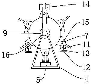 Planting frame facilitating flower maintenance