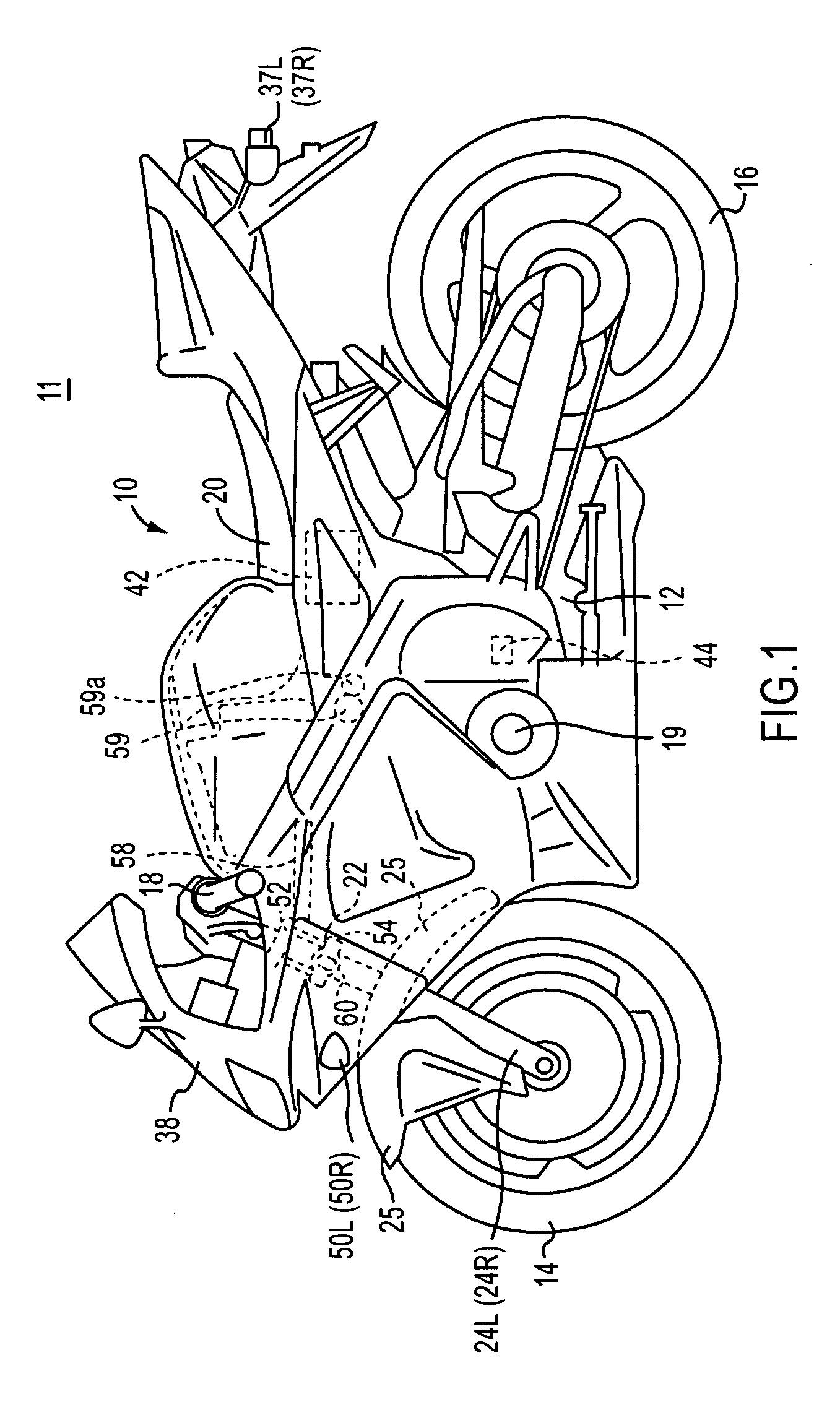 Steering assist system for motorcycle