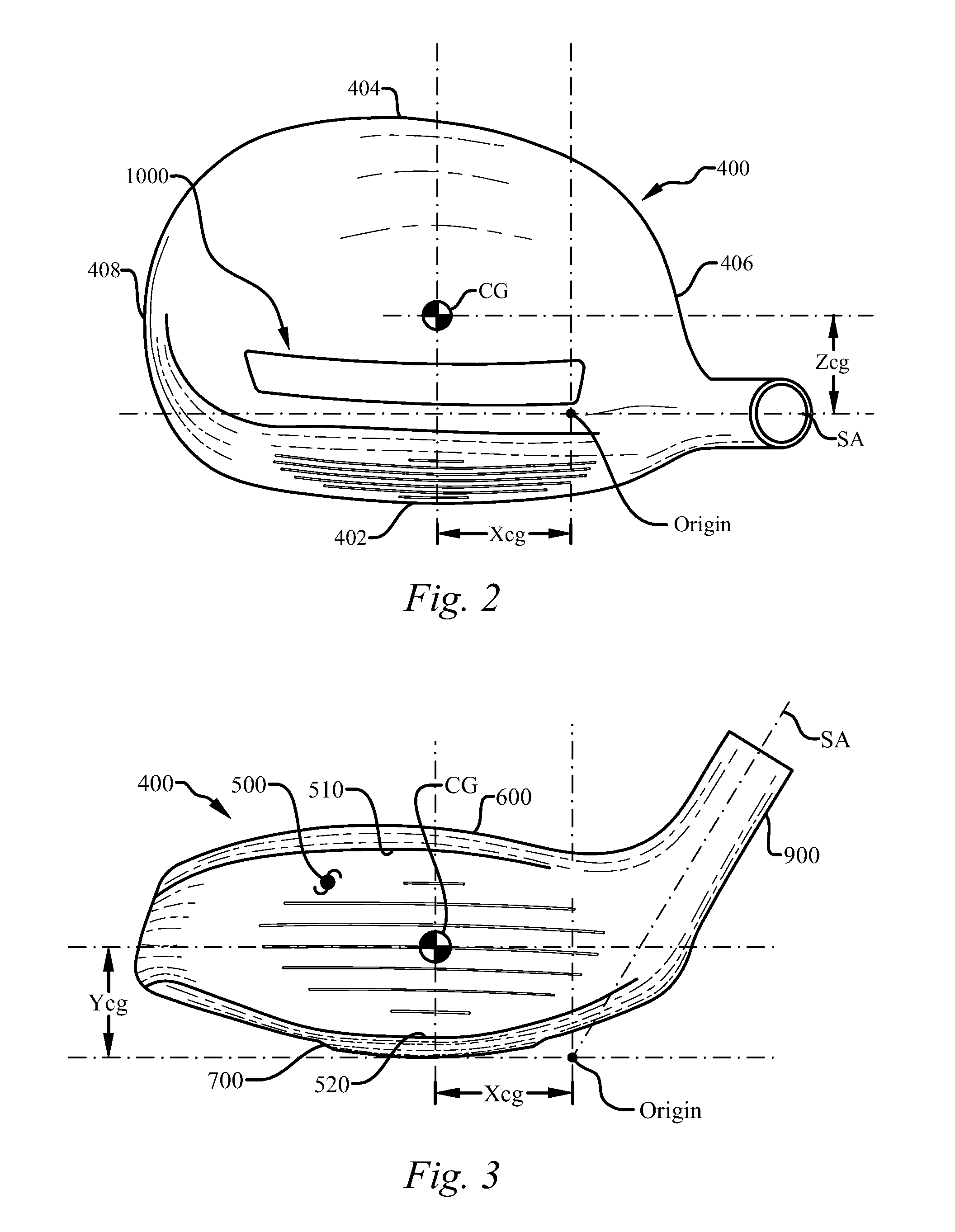 Golf club head having a shielded stress reducing feature