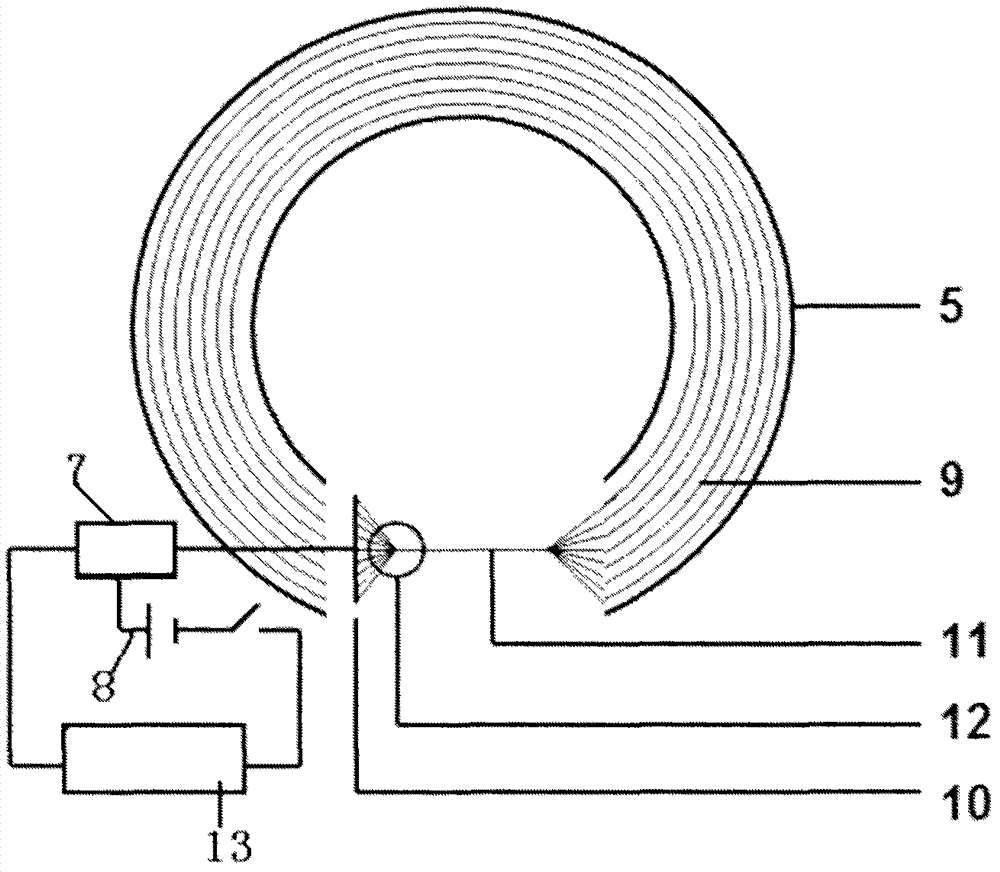 Device for preparing nano fiber twisted structure