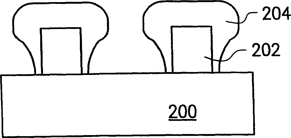 Method for correcting convex block outline