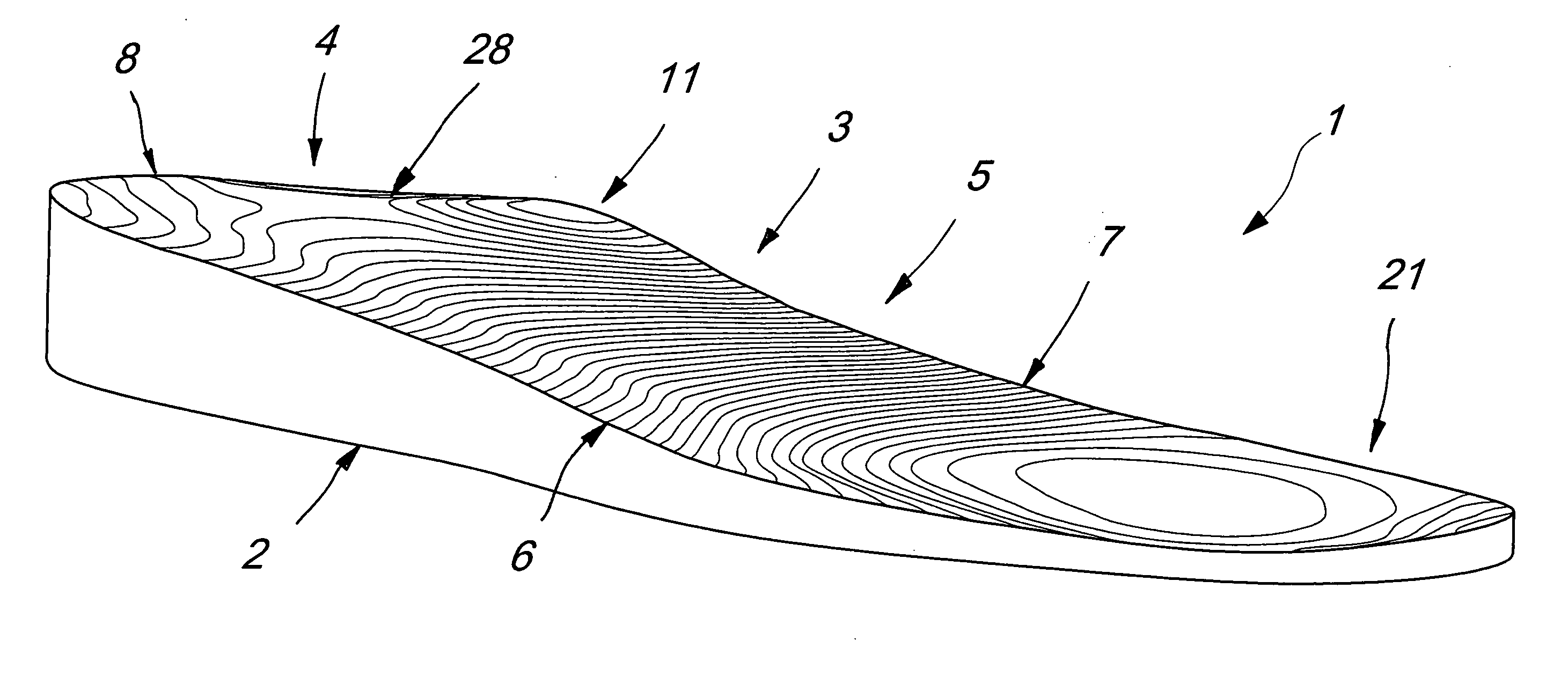 Sole for footwear