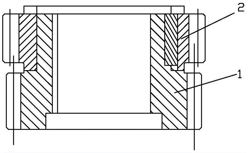 An assembly method of double gears for seamless steel pipe cold rolling mill rolls