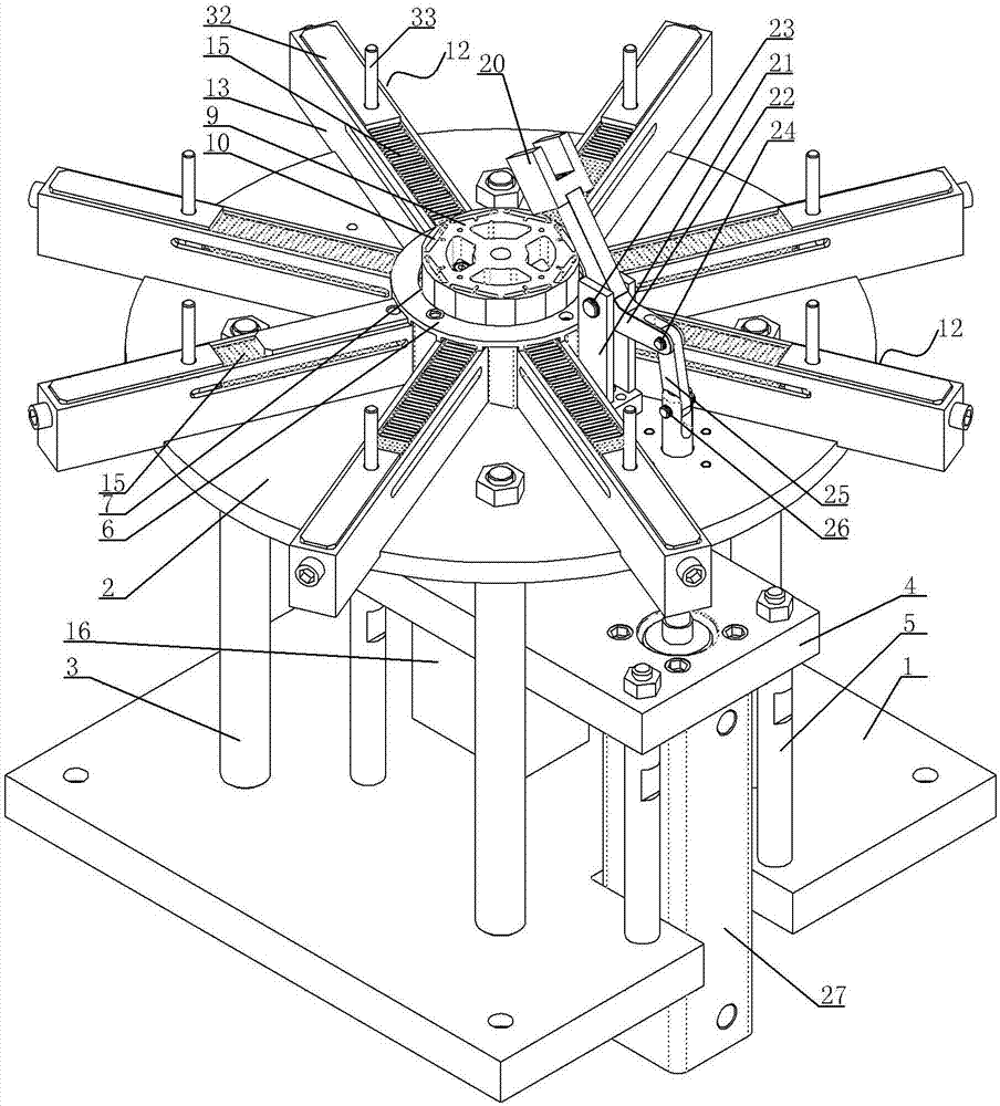 Clamp for mounting magnet