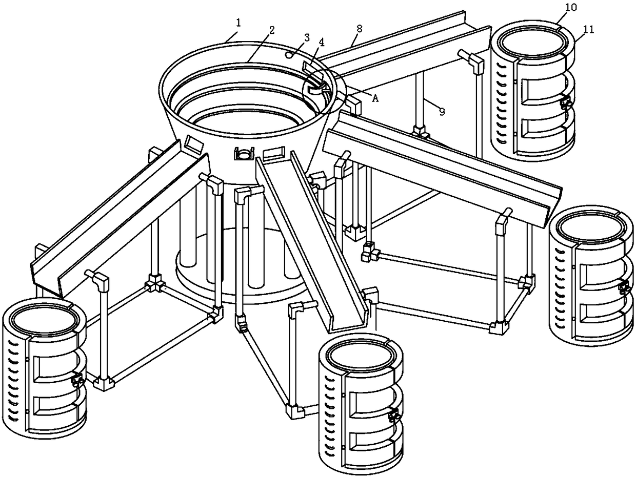 Sorting device for sorting logistics parcels