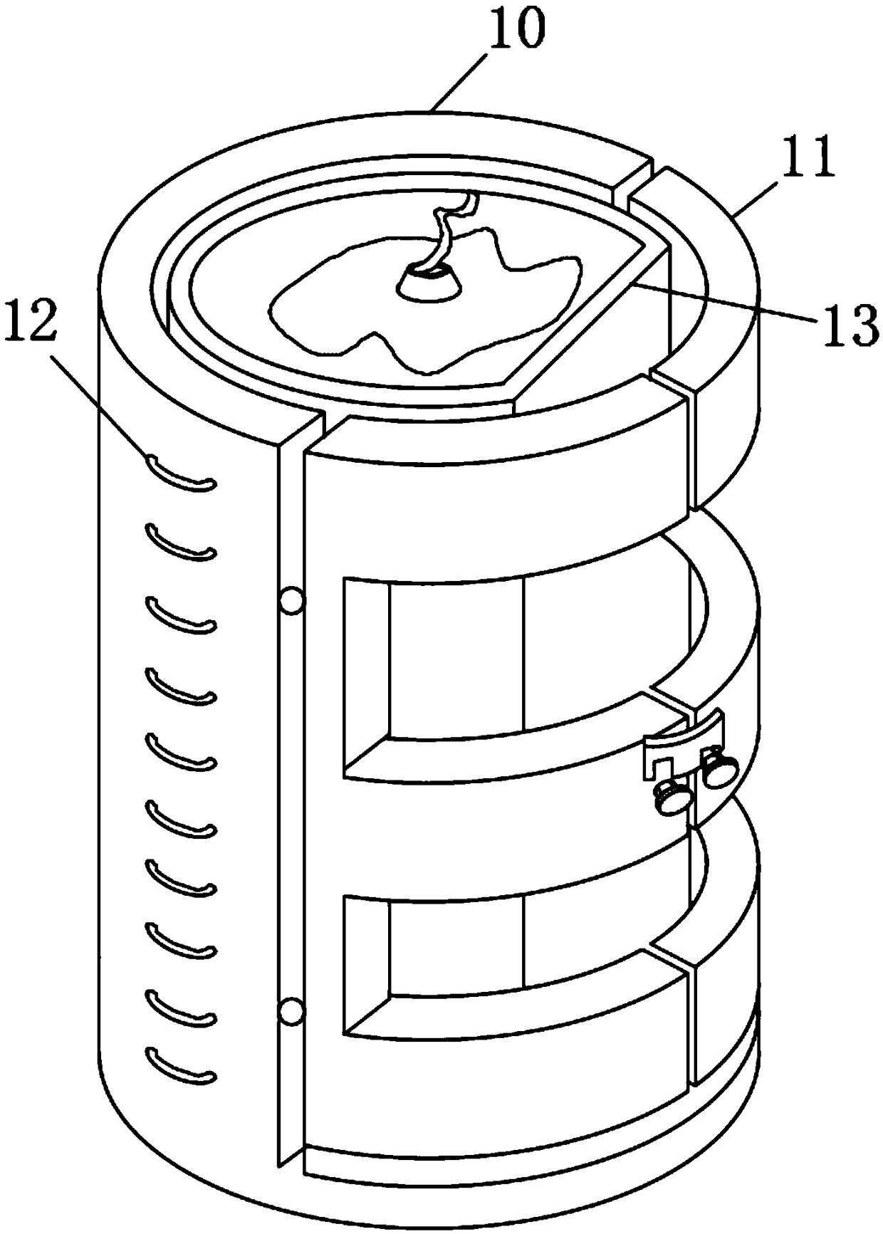 Sorting device for sorting logistics parcels