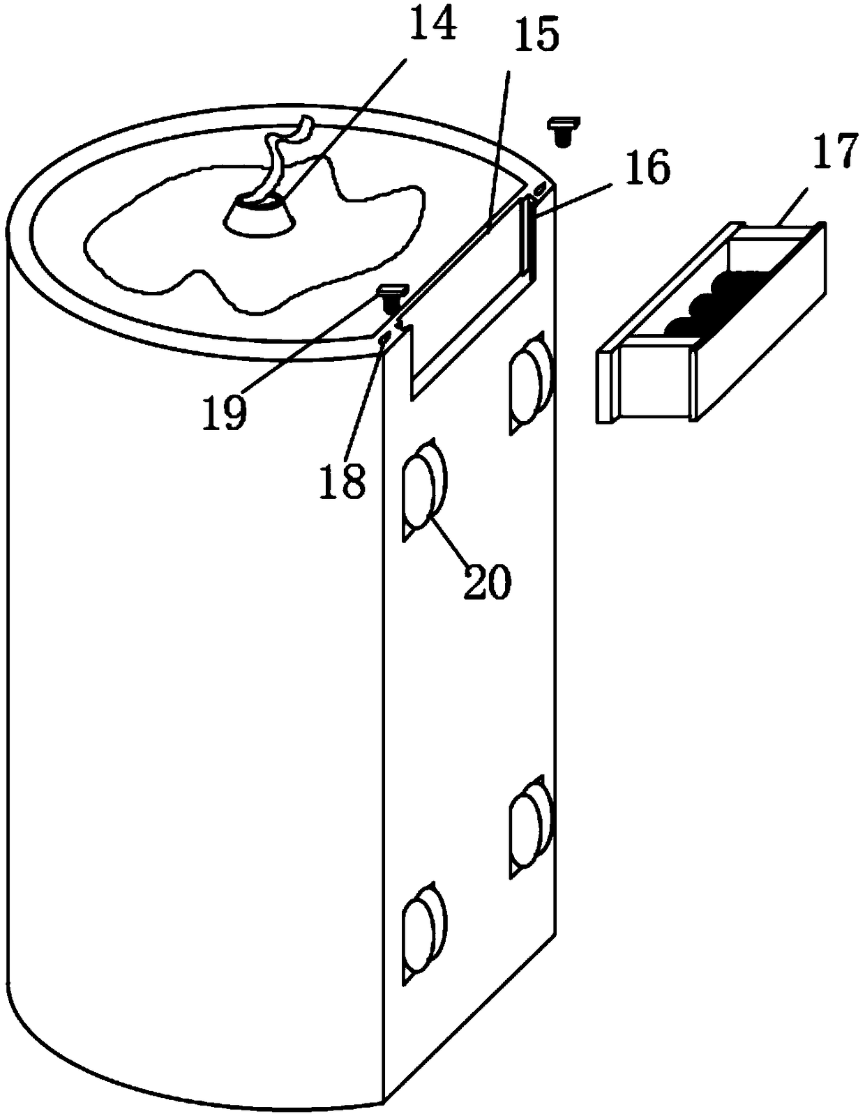 Sorting device for sorting logistics parcels