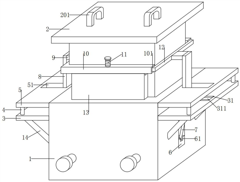 Installation device of transformer for electric power engineering