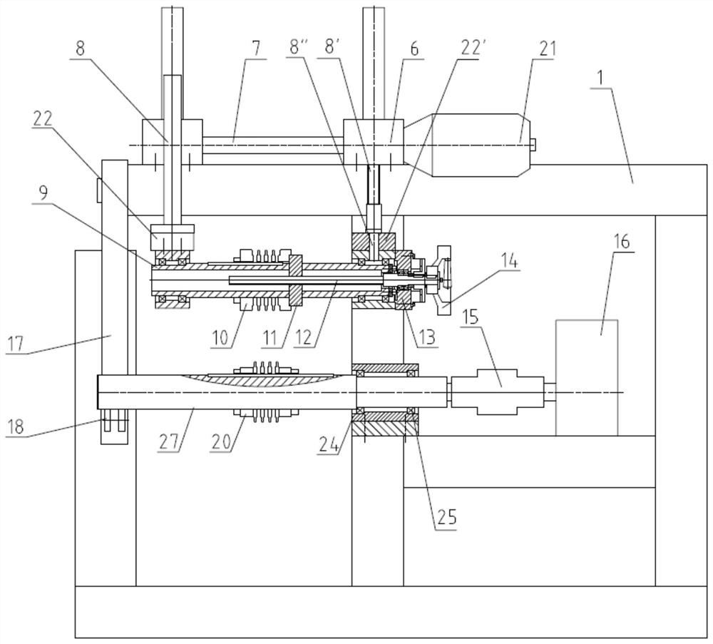 Automatic shaping machine for metal corrugated pipe