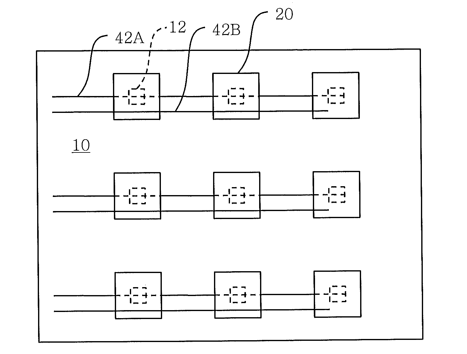 Electrically bonded arrays of transfer printed active components