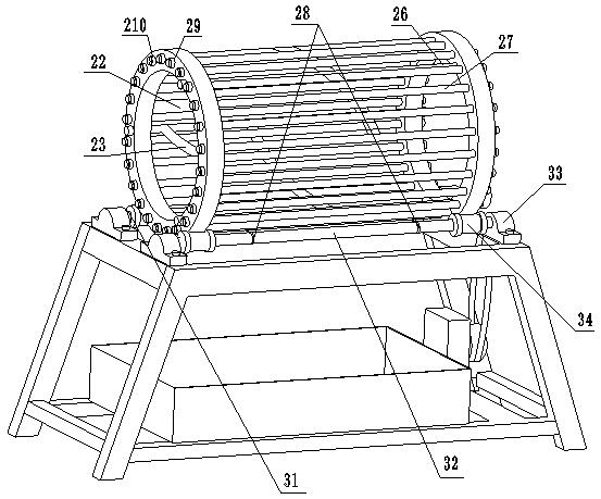 Fresh tea leaf screening device and using method thereof