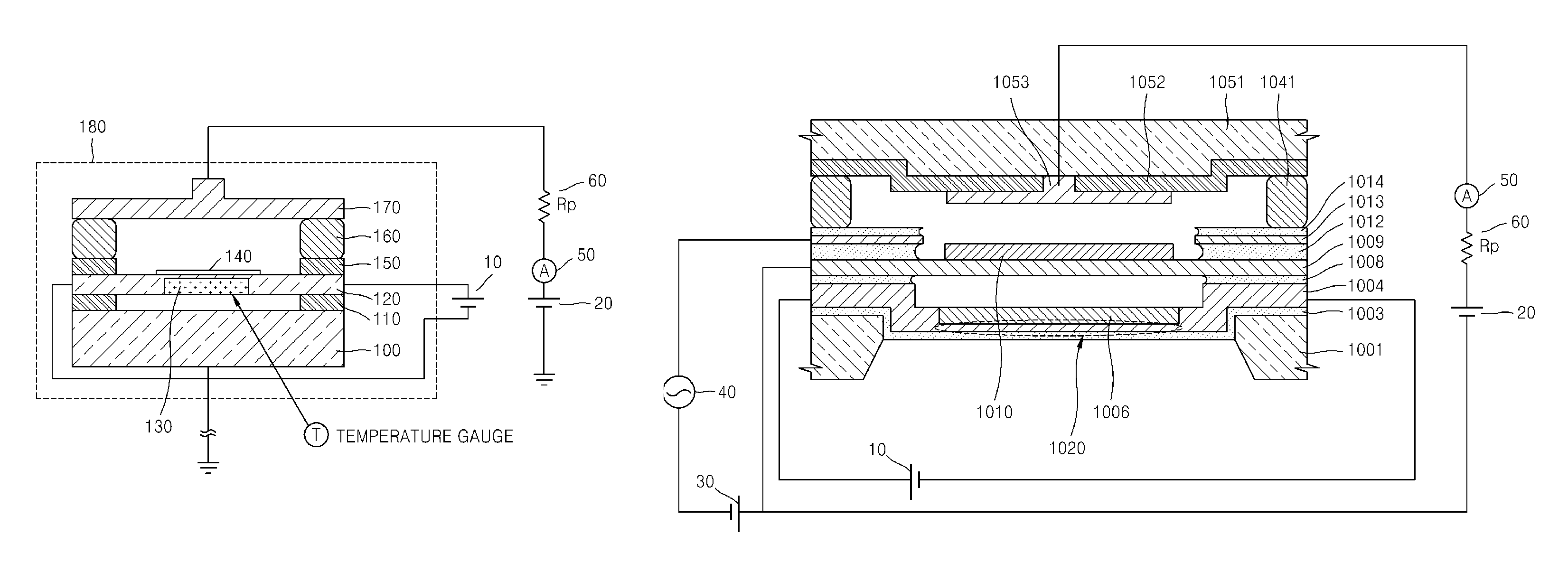 Vacuum channel transistor and diode emitting thermal cathode electrons, and method of manufacturing the vacuum channel transistor