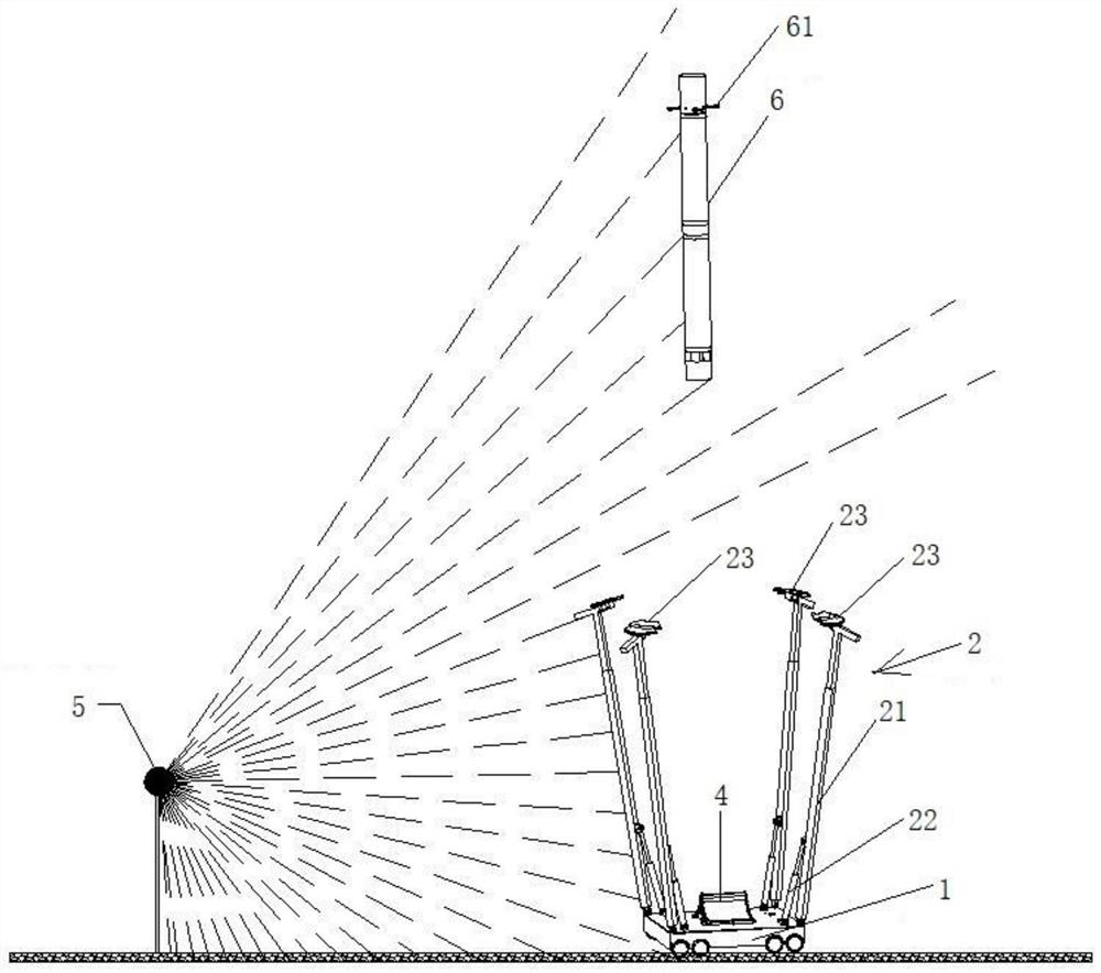 Ground recovery platform capable of repeatedly using carrier rocket