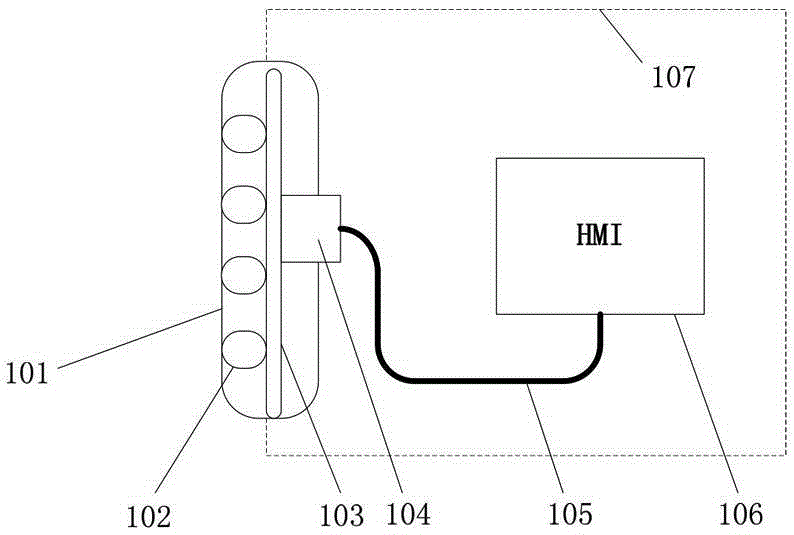 Man-machine interaction apparatus used for frequency converter and method thereof